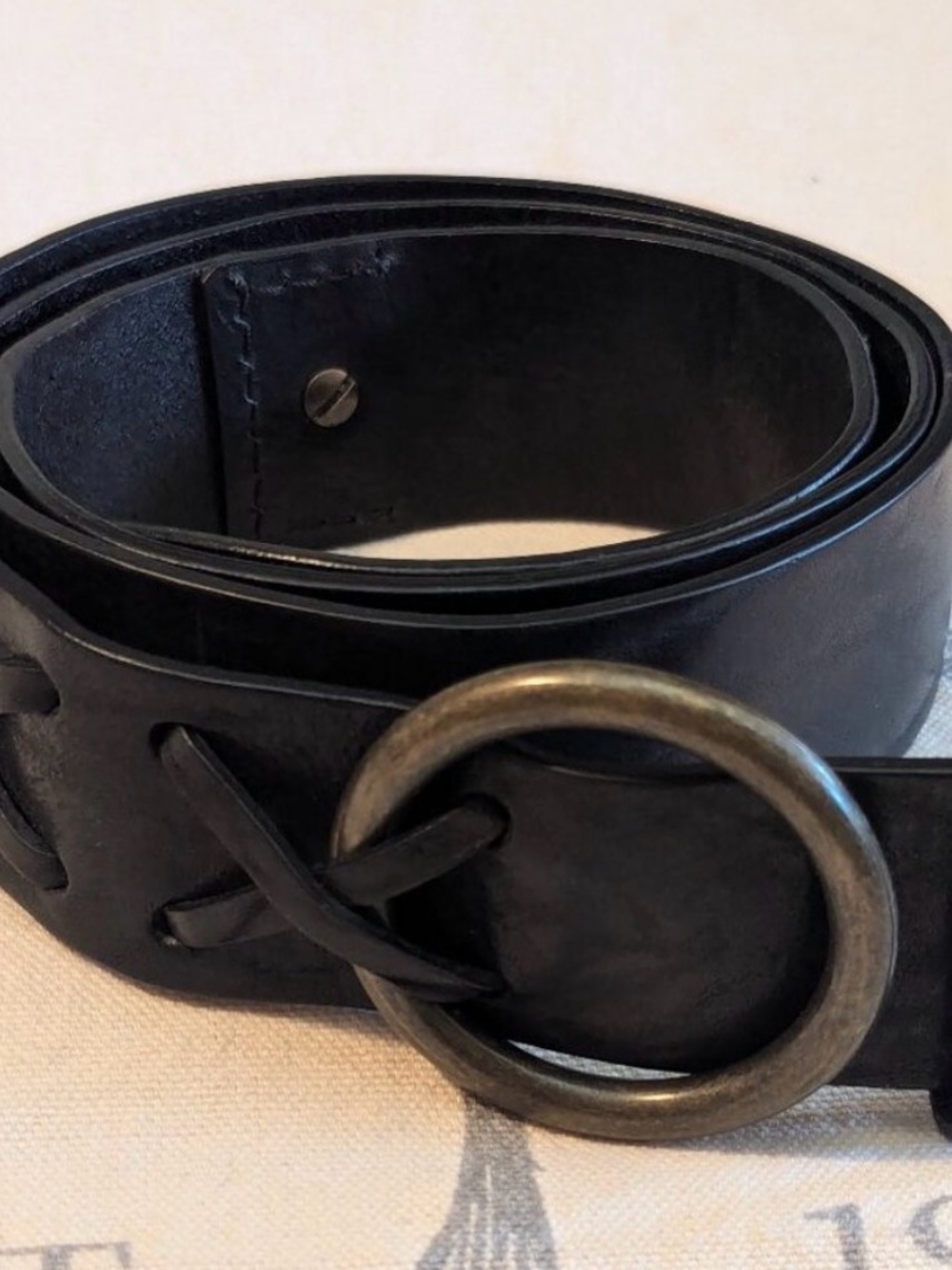 Sundance Leather Belt size M